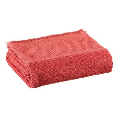 Asciugamano da bagno Zoé semplice Brique 100 X 180